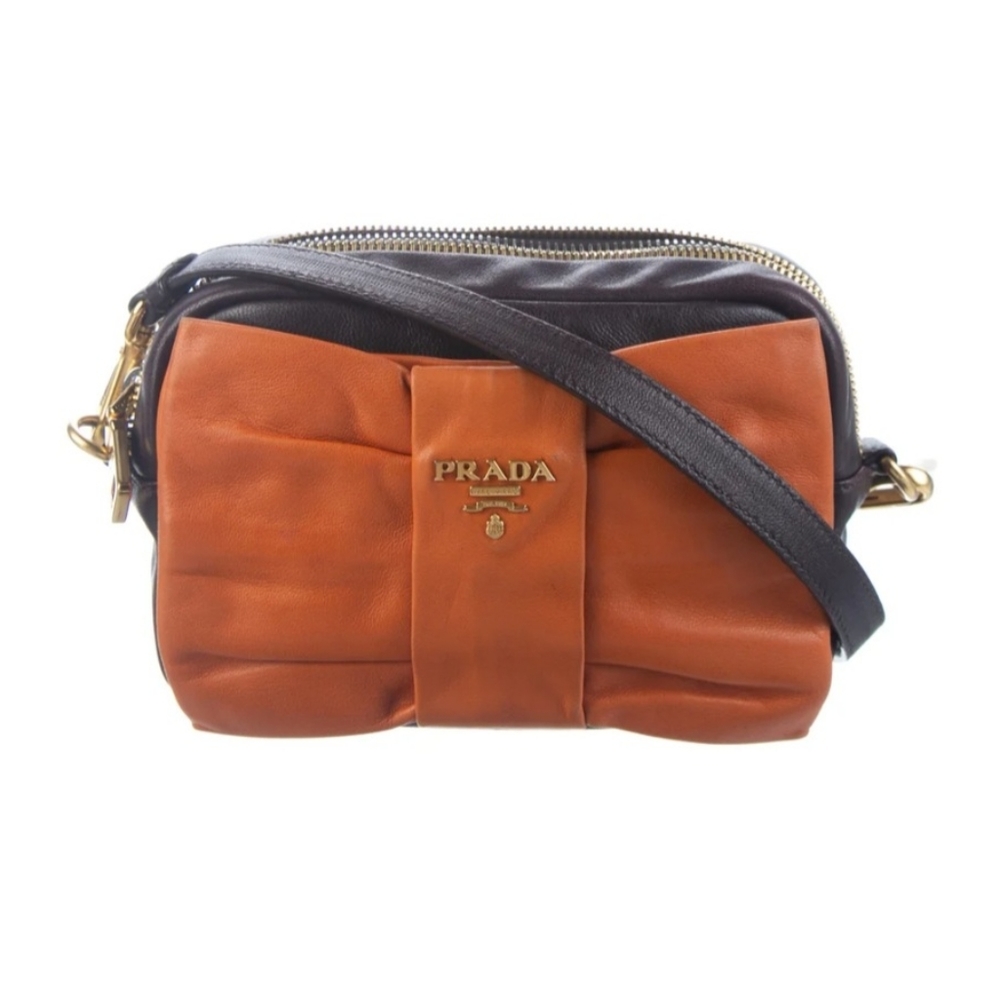 Prada bow mini crossbody bag